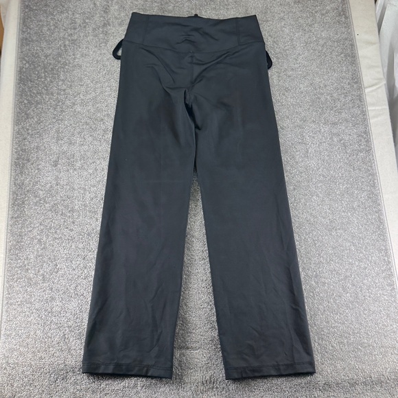 Nike Dri Fit Black Pull On Pants Womens L Low Rise Athletic Active Sweats - Picture 10 of 12